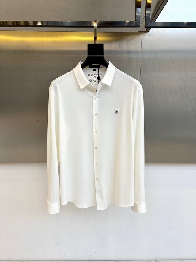 Lv, 2025 Fall/Winter new men's fine-knit long-sleeved polo shirt, reimagines eve