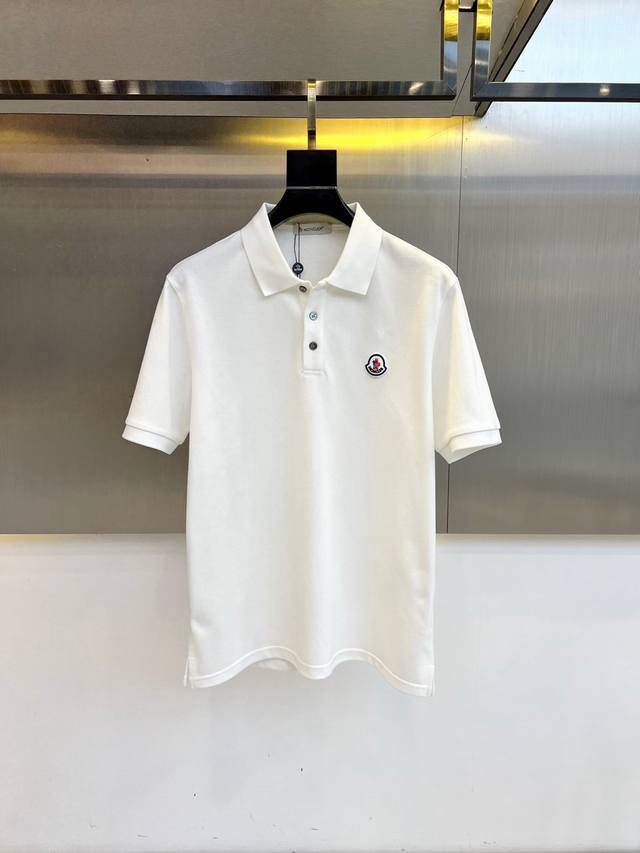 A classic and fashionable short-sleeved lapel polo shirt with classic 2025S log
