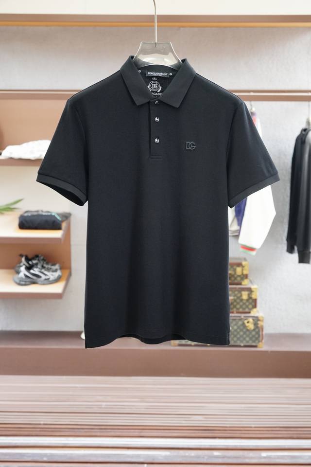 Dg- 2025 Spring/Summer Collection: New arrival, the Men's Logo Short-Sleeve Polo