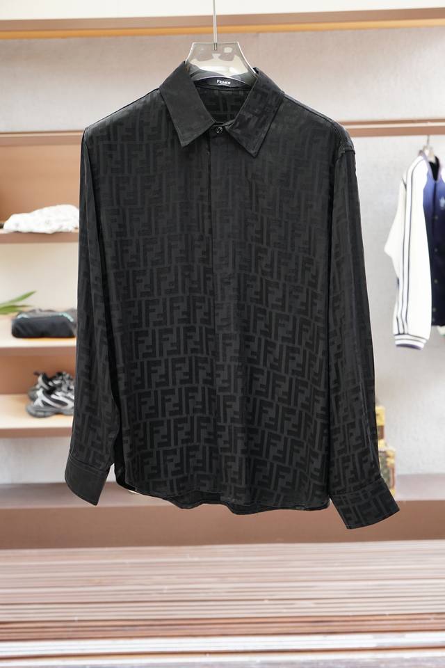 Dior-Dior 2025 new classic jacquard long-sleeved shirt, custom fabrics are sold