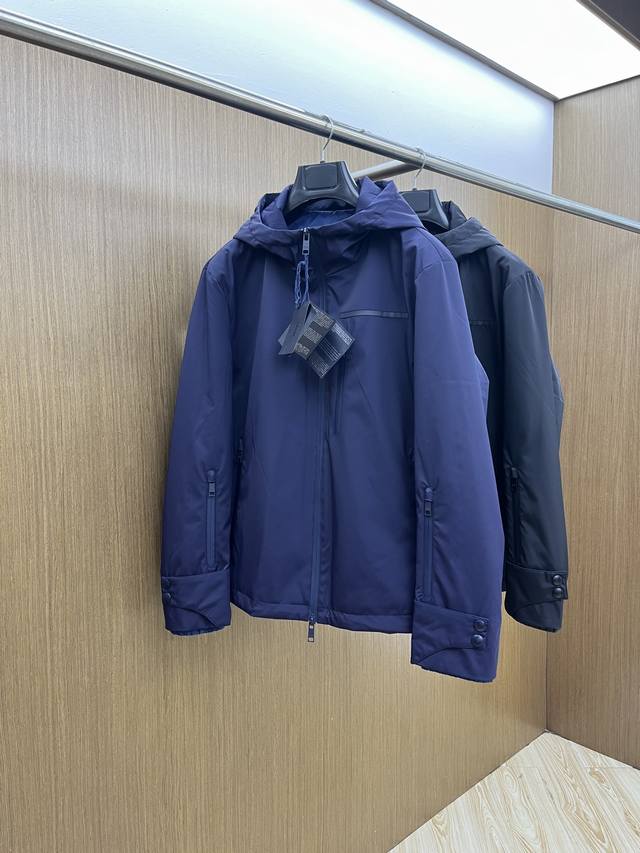 Autumn and Winter Pd Autumn and Winter Prada outdoor hooded cotton jacket fabric
