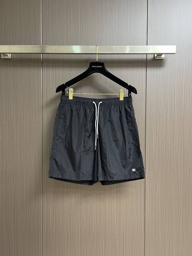Celine 2025Ss Celine logo shorts, the fabric is custom made of nylon with good e