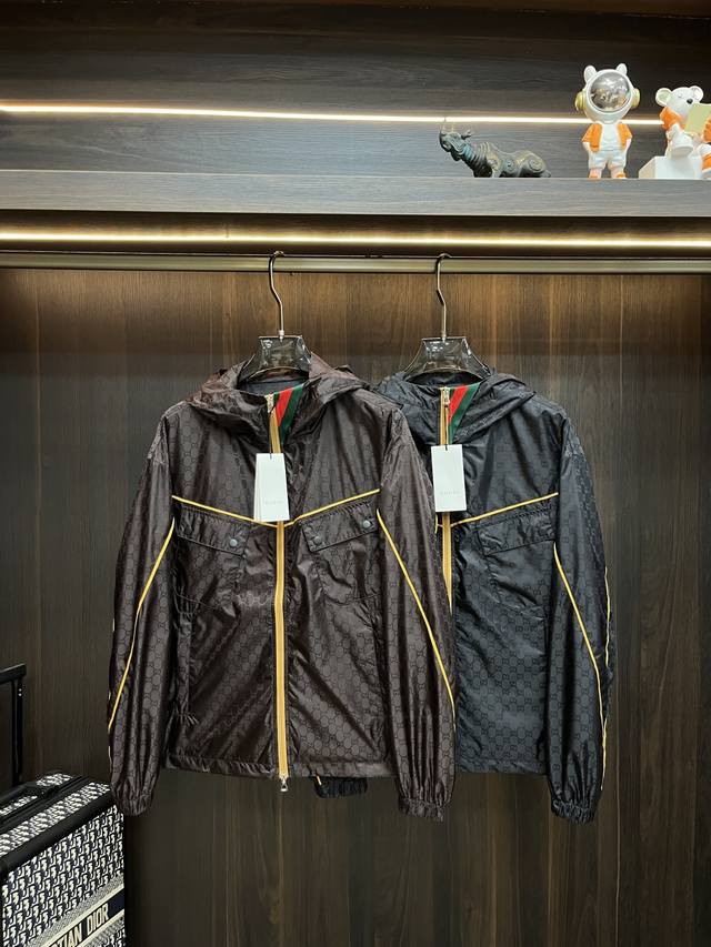 Featured: Gucci's new 2025 Spring Fall jacket, a Gucci Spring stand-up collar c