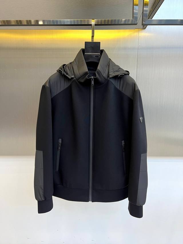 Prad, 25S autumn and winter series minimalist functional jacket. Selected soft k