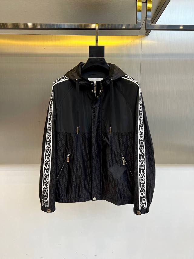 Dio, 2025 Autumn/Winter new jacquard technical fabric jacket, Diamond pattern zi