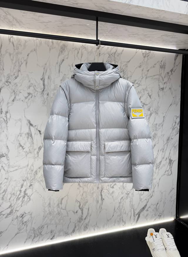 Fendi 2025 latest fashion designer jacket. The craftsmanship is evident in every