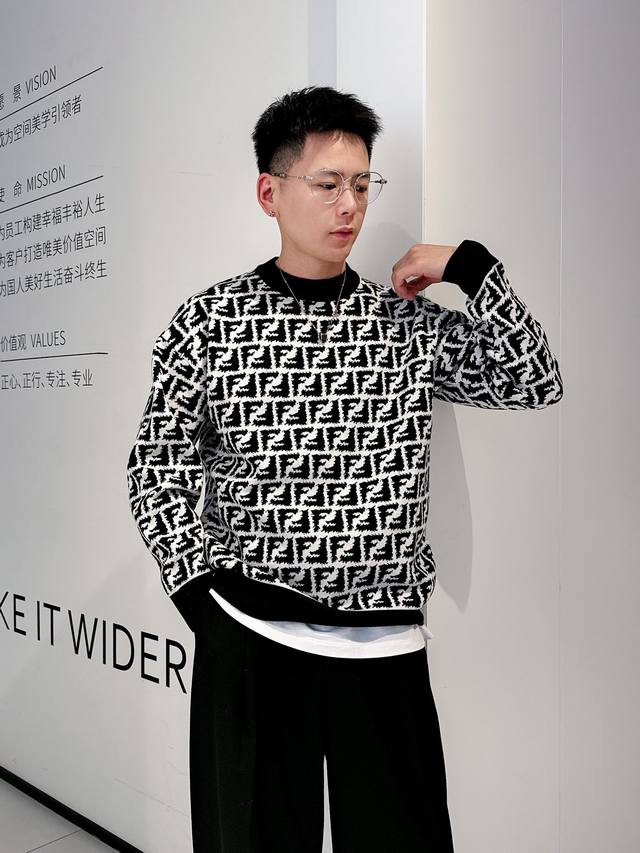 Fendi 2025 sweater, the latest 2025 autumn and winter series, 1:1 top-level rep
