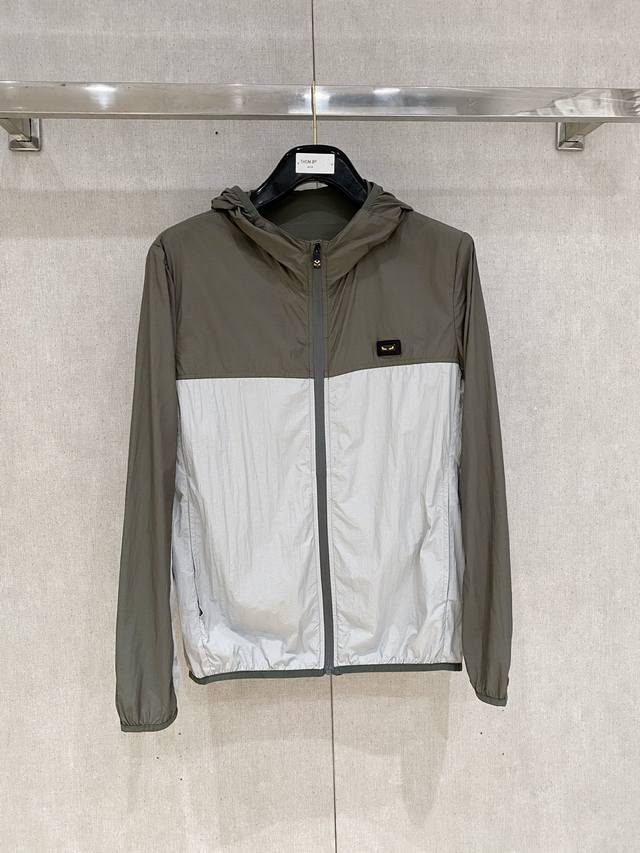 Fendi's new Spring/Summer 2025 men's sun-protective jacket features a custom-ma