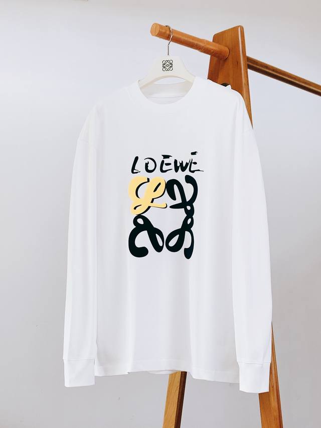 Loewe's new casual pullover from the 2025 Fall/Winter collection. The chest logo