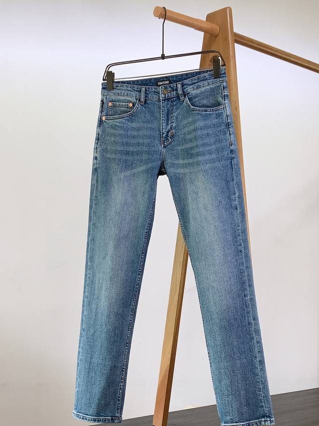 Tom Ford's new jeans for the Early Fall 2025 collection feature a classic denim