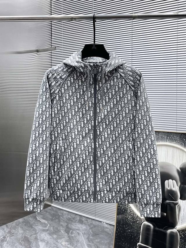 Dior's new 2025 hooded jacket, a high-end version! Custom-made fabrics are breat