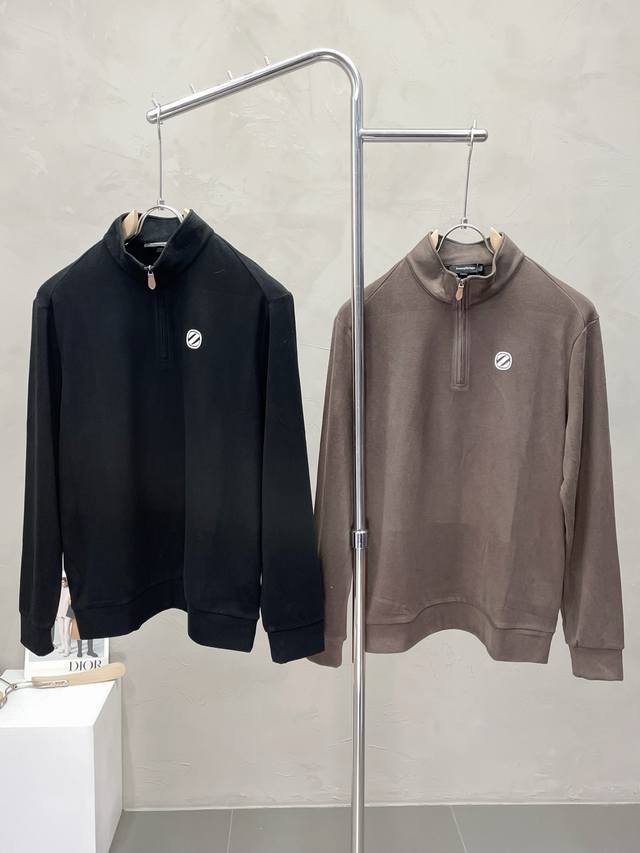 Zegna exclusive supply of new original single men's casual autumn and winter lon
