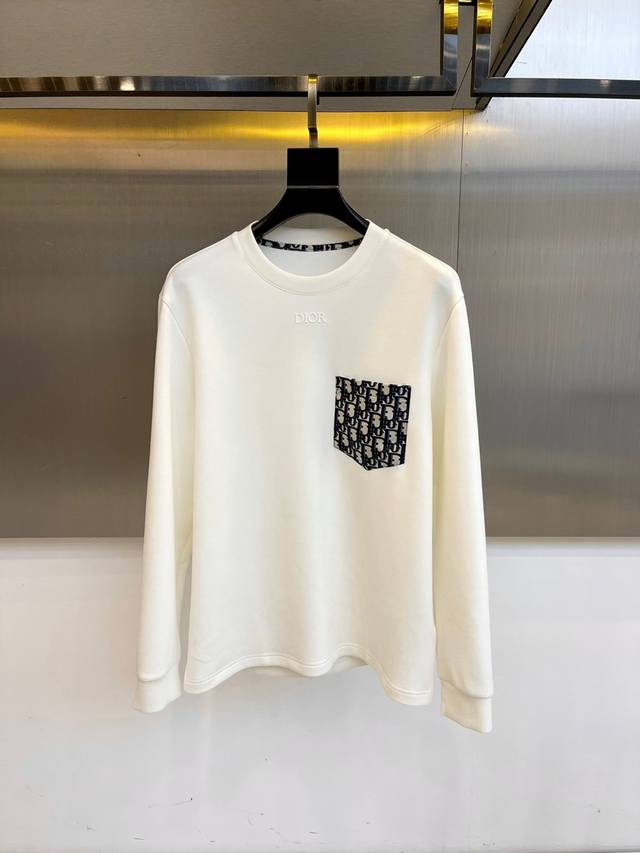 Dio Dior, 2025 Autumn/Winter long-sleeved T-shirt sweatshirt. The decorative poc