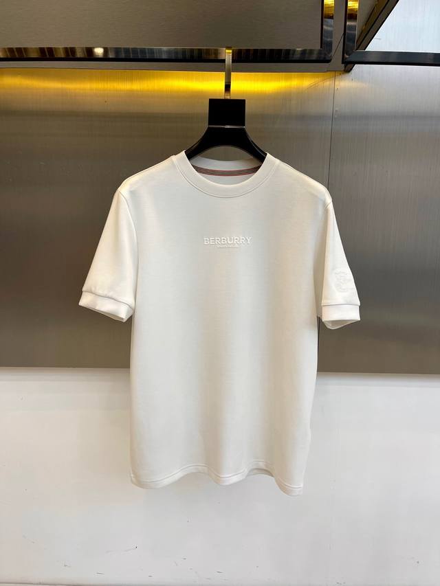 Burberry, Autumn/Winter 2025 mid-sleeve base shirt. The Burberry logo resembles