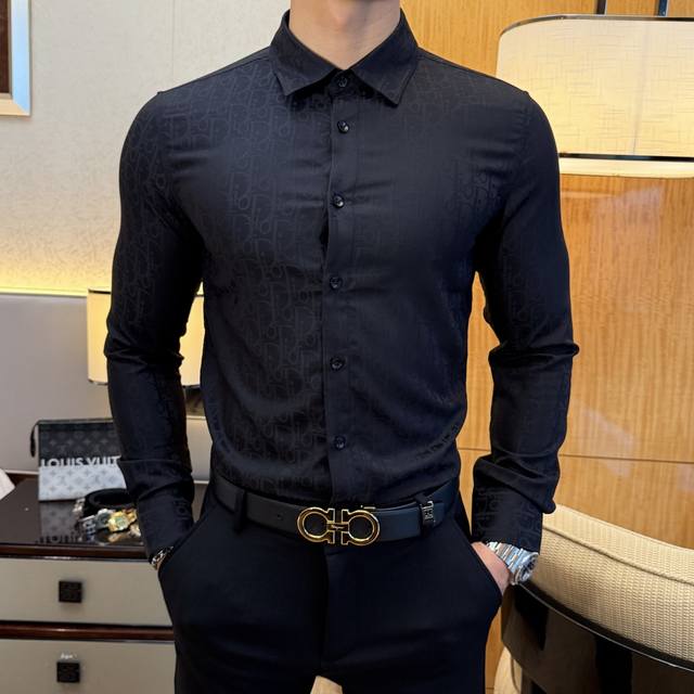 Dior's 2025 Autumn/Winter fashion hit, a high-end long-sleeved shirt, sourced f