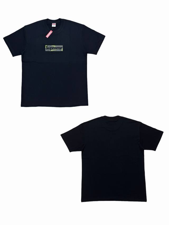 Su127# Supreme Fw23 Autumn and Winter Series Solid Color Short-sleeved Clothes w