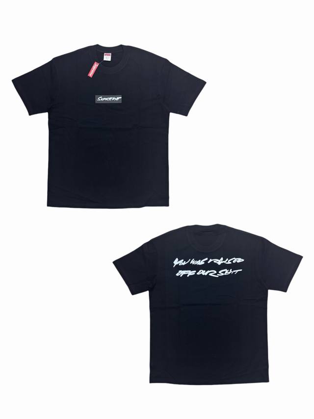 Su119# Supreme X Futura co-branded Ss24 Week1 letter logo print round neck casua