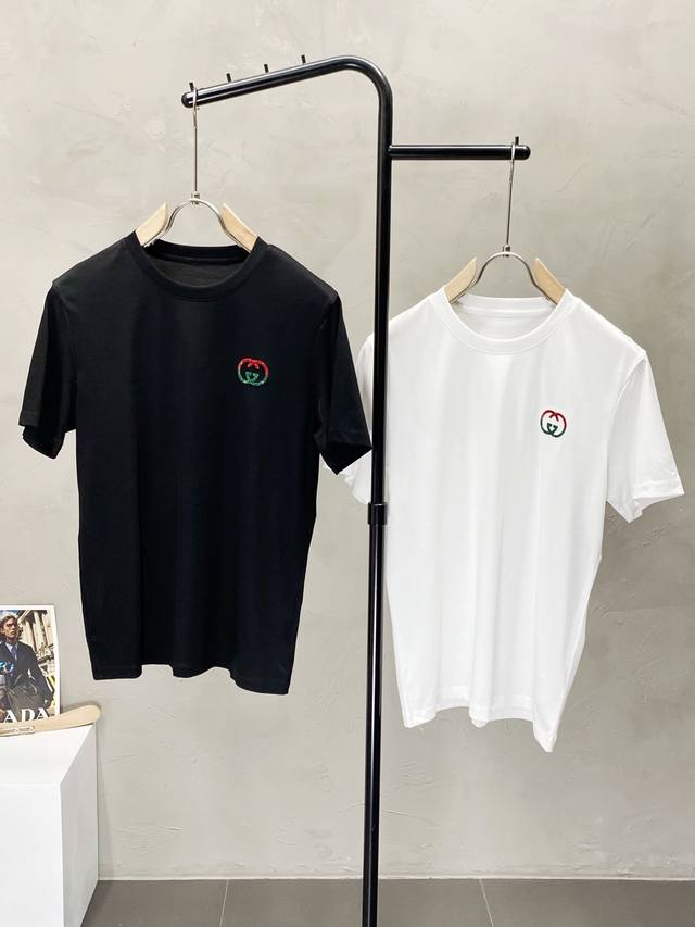 Gucci exclusive new original men's casual short-sleeved shirt, high-end high ver