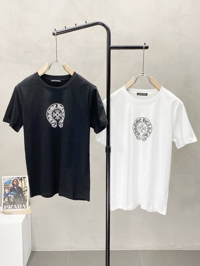 Chrome Hearts exclusive new original men's casual short-sleeved high-end version