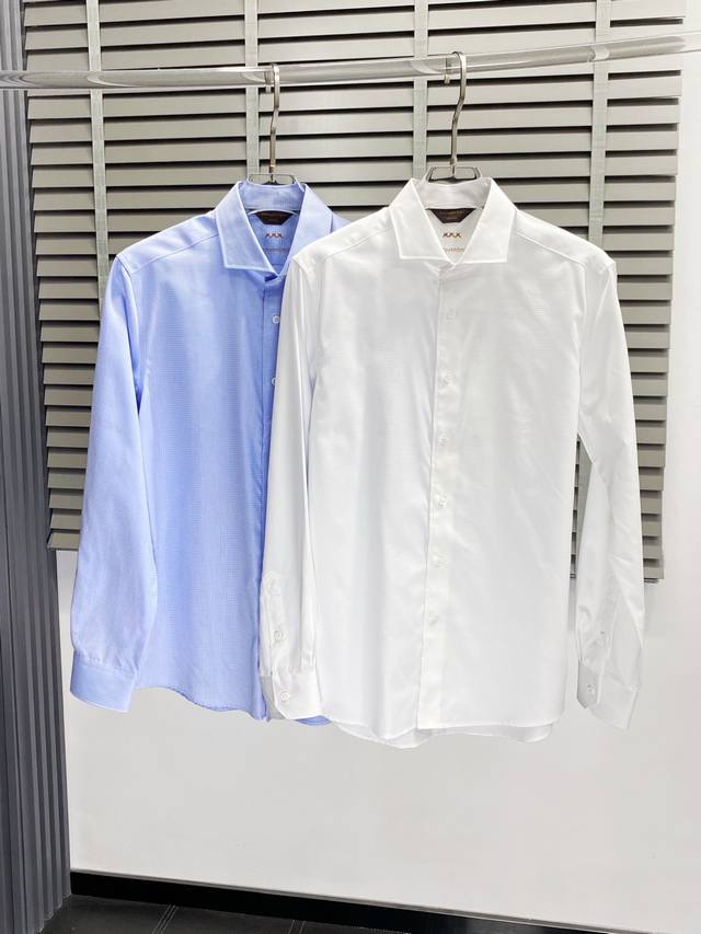 Zegna exclusive new original men's casual shirt, high-end version, fashionable a