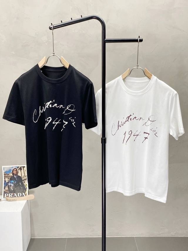 Dior exclusive new original men's casual short-sleeved shirt, high-end high vers