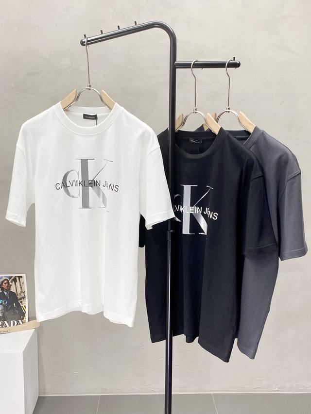 Calvin Klein Jeans exclusive new original men's casual short-sleeved high-end hi