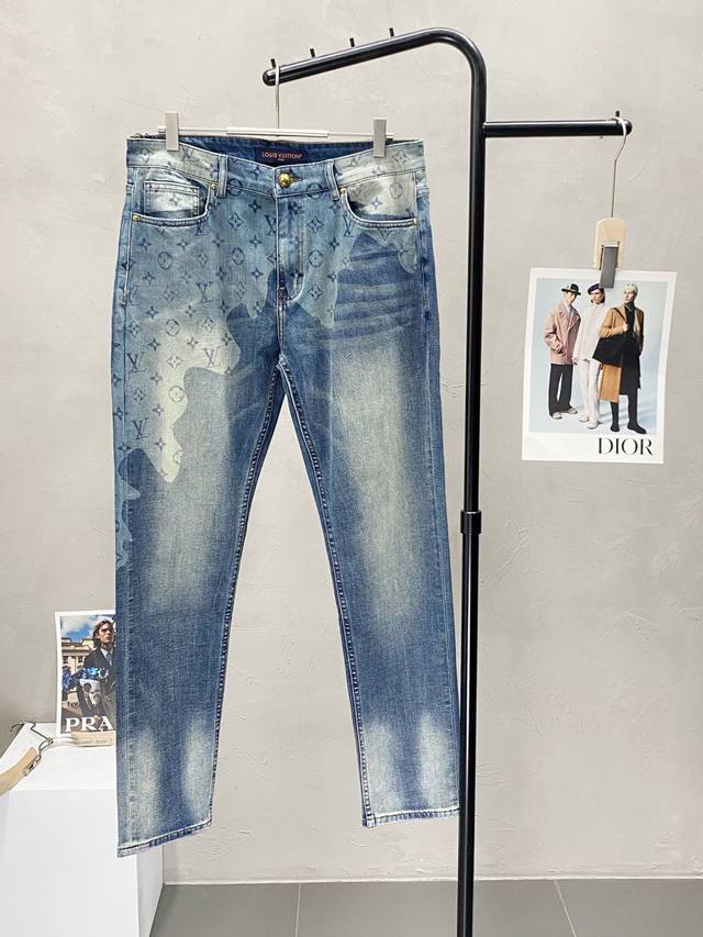 Exclusively from Louis Vuitton, these new jeans are high-end! Made with breathab