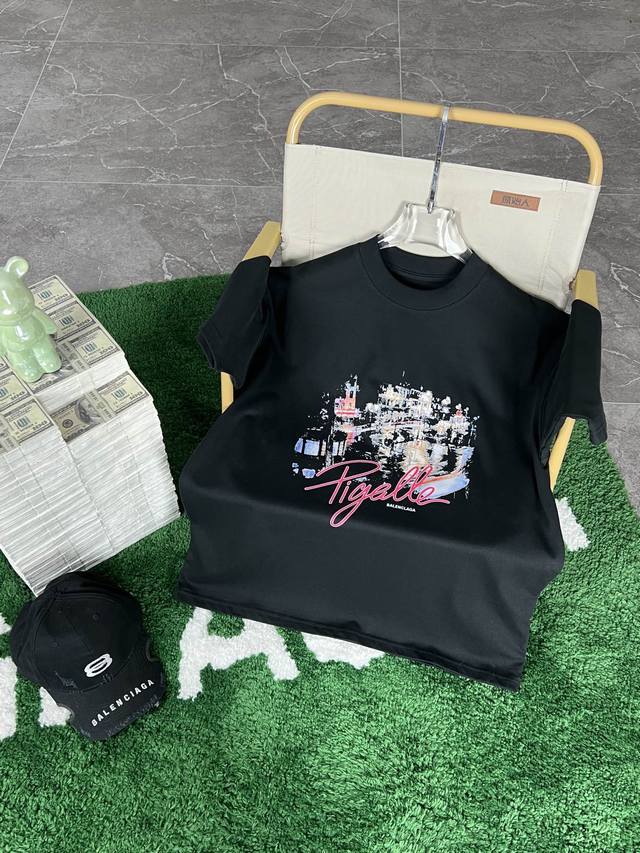Balenciaga's 2025 Spring/Summer new releases, the latest short-sleeved crew nec