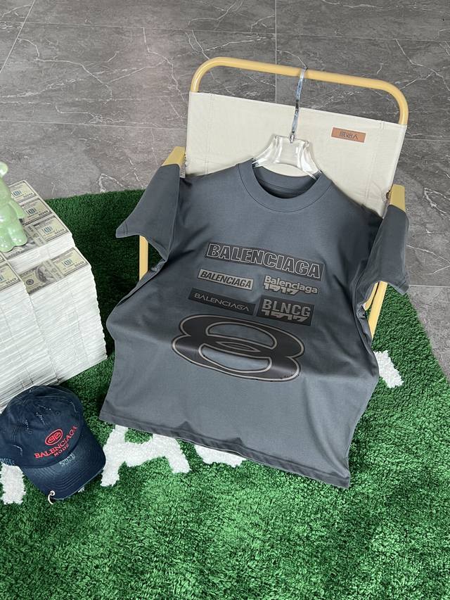 Balenciaga's 2025 Spring/Summer new release, the latest short-sleeved crew neck