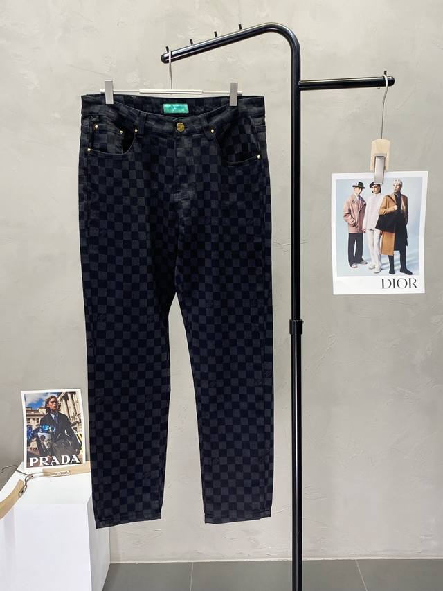 Louis Vuitton exclusive, high-end version of the new casual jeans! Made with br