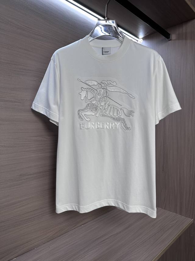 BbrBajia 25Ss's latest summer short-sleeved crew neck T-shirt. High-end custom d