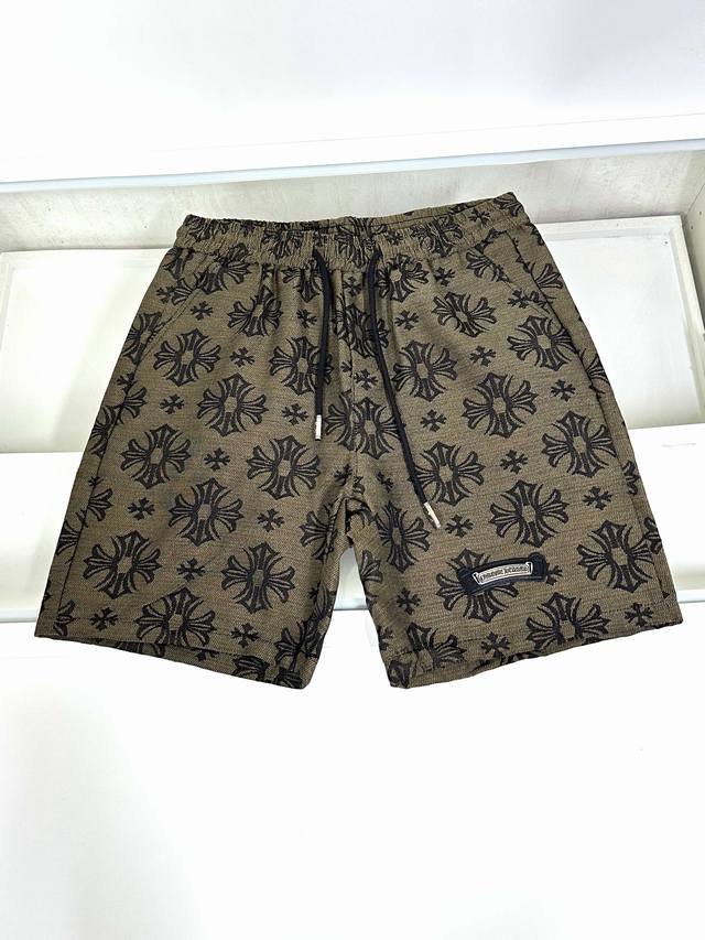 Chrome Hearts latest elastic casual sports shorts. Made of fabric that feels so