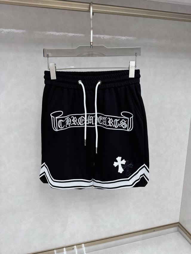 Chrome Hearts 2025 summer new men's casual shorts, made of high-end custom fabr