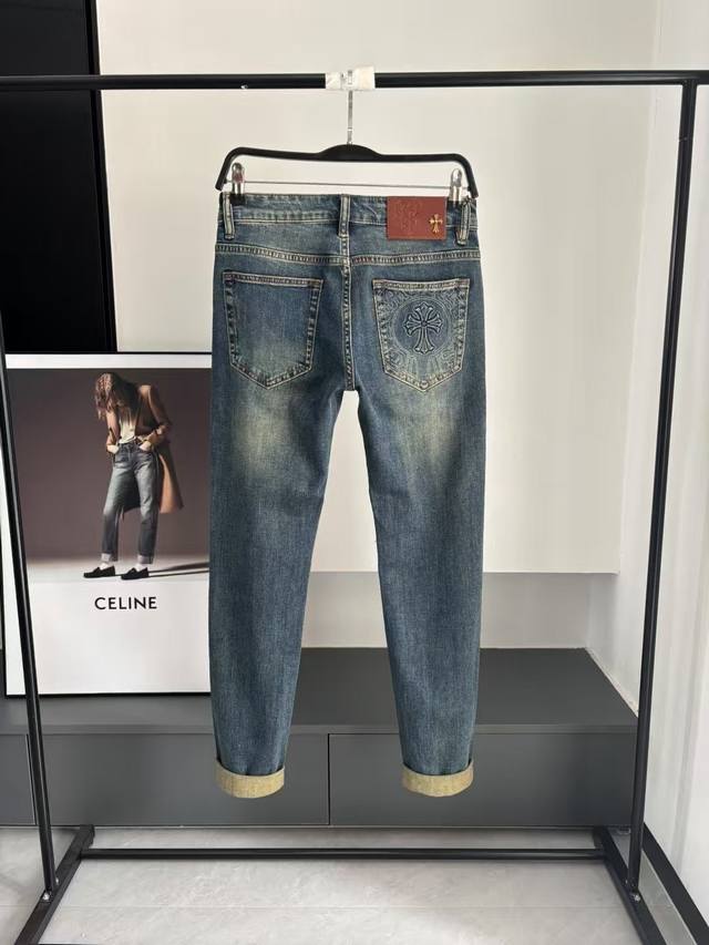 Chrome Hearts 2025 summer new high quality luxury jeans 28---38 with 35 size 10