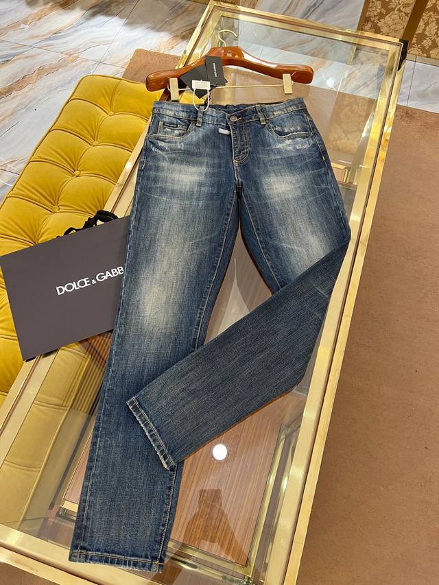 2025Ssdg new top-grade jeans, perfect vintage look, distressed wash, exclusive i