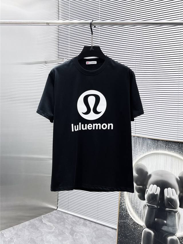 Lulu's new 2025 round-neck short-sleeved T-shirt, a high-end version! Custom-ma