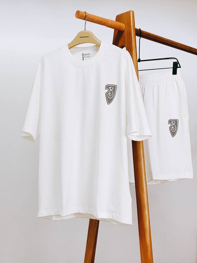 Burberry's new spring/summer 2025 collection, featuring a logo print, is crafted
