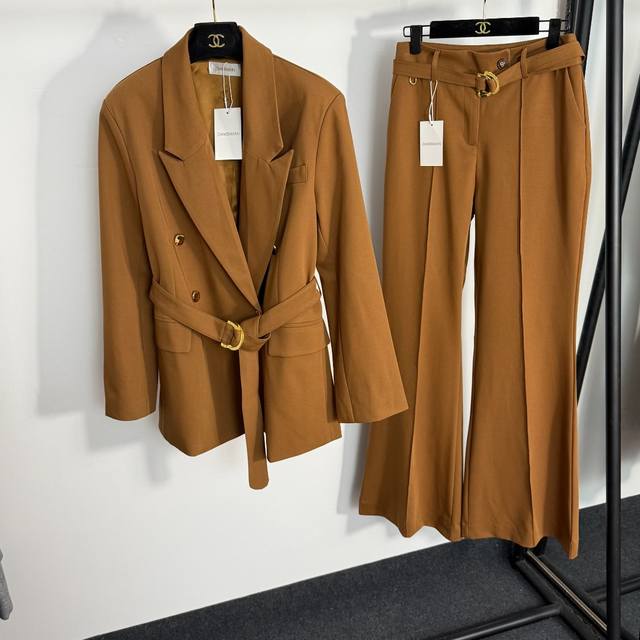 Style No. 20254688 Zimmermann's new Ol suit, custom-made gold hardware button-a