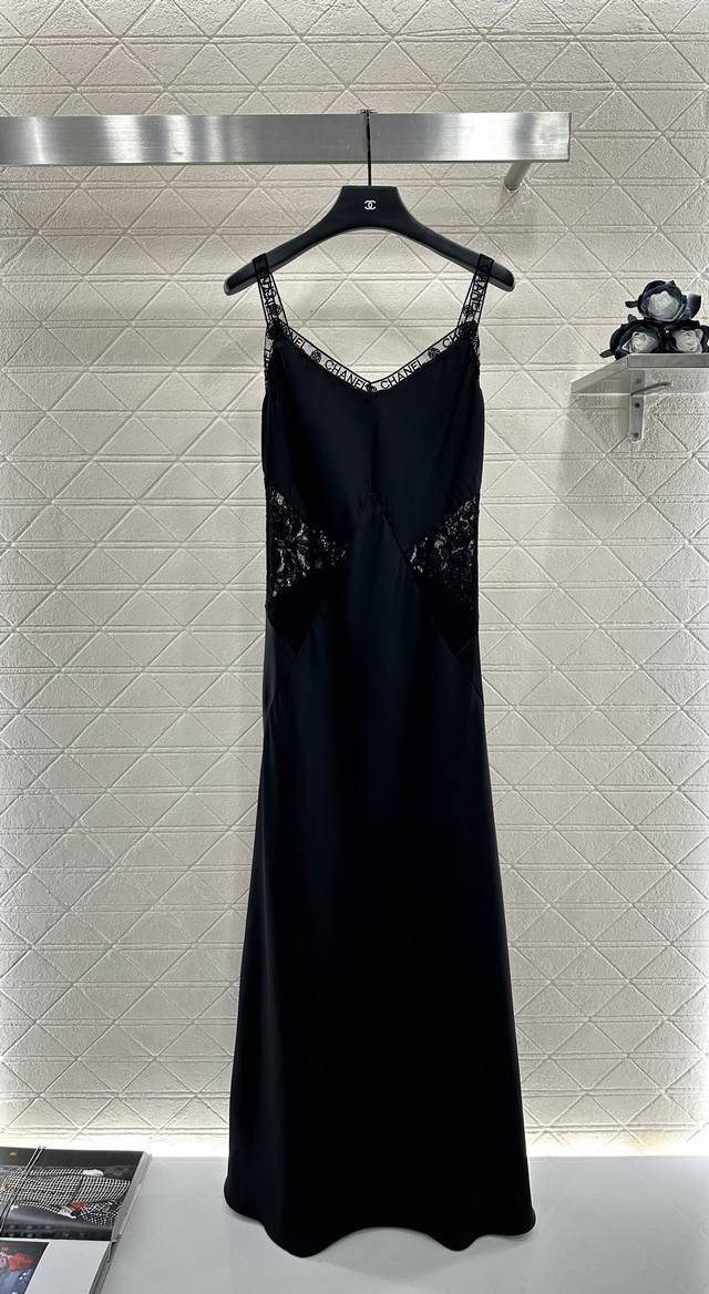 Chane* 2025 new arrivals: lace hollowed-out slip dress. Custom-made from YB impo