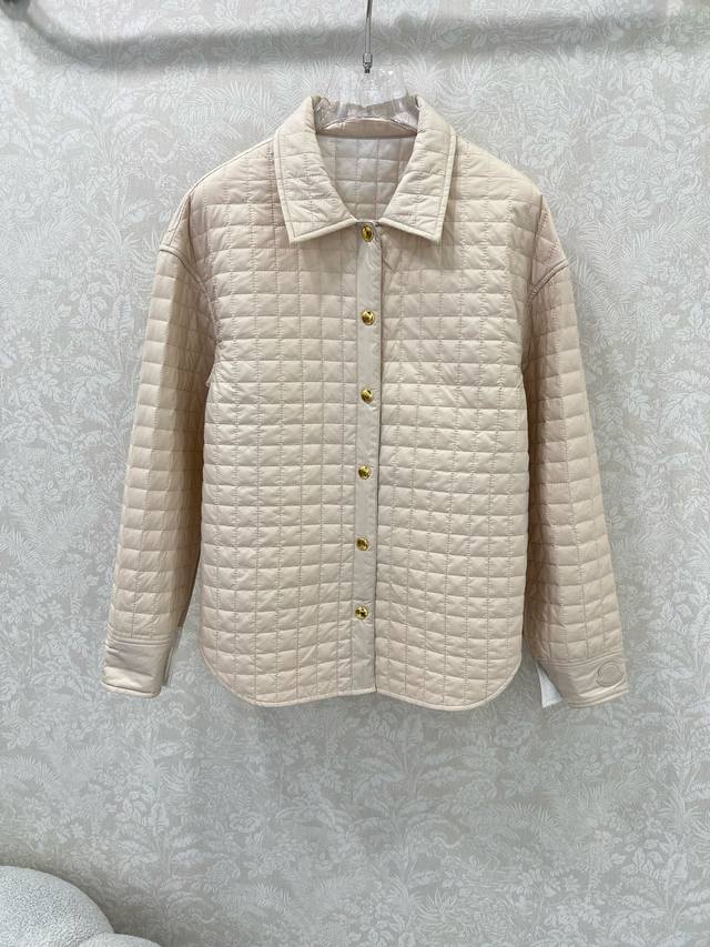 Moncle*25 New thin cotton-padded jacket with lapel, custom Yb outer layer made o
