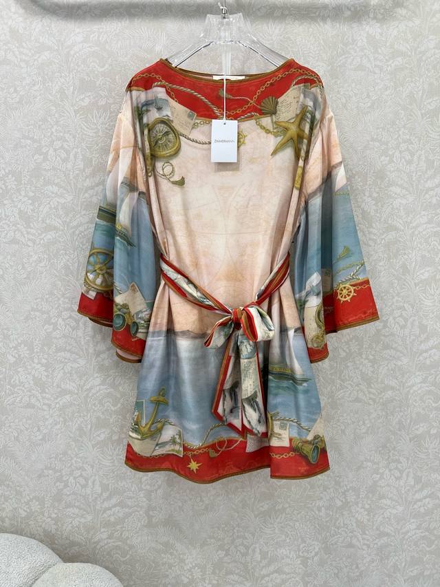 Zimmerman* Zimmerman's new 2025 dress features an off-the-shoulder, flattering p