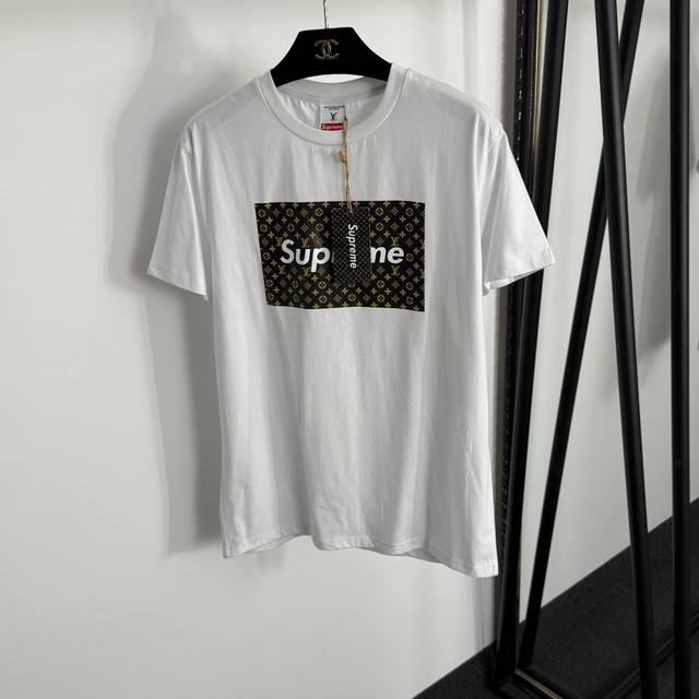 Style No. 20254679 Supreme* new monogram logo letter print short-sleeved T-shir