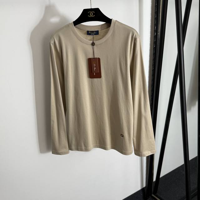 Style No. 20254673 Loro Piana*Lp new metal circle embellished casual long-sleev