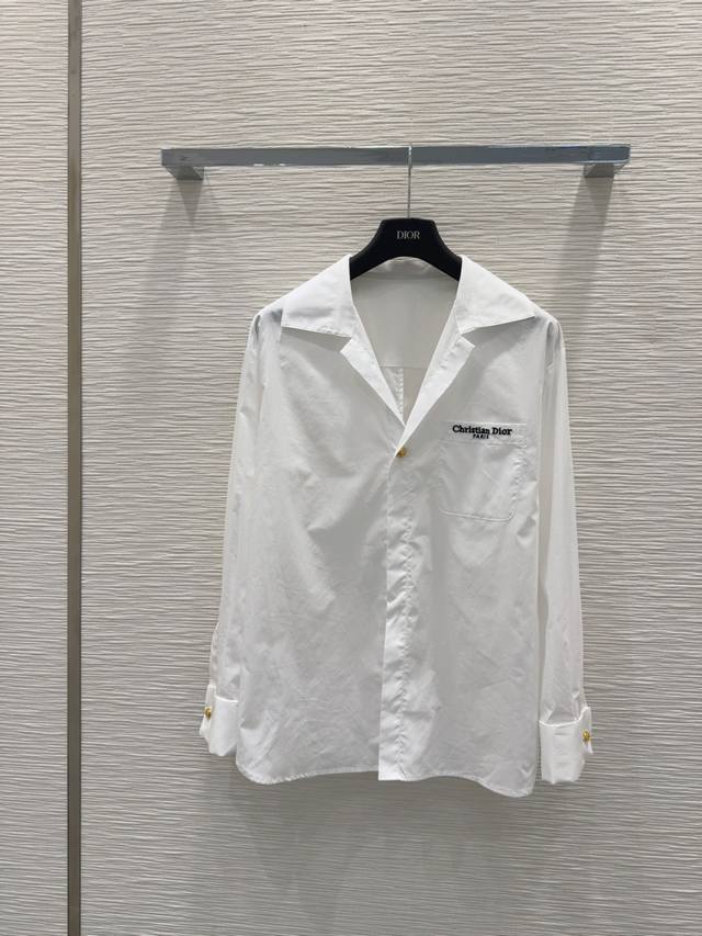 Christian Dio*2025Fw new shirt, low-key luxury, three-dimensional tailoring, str