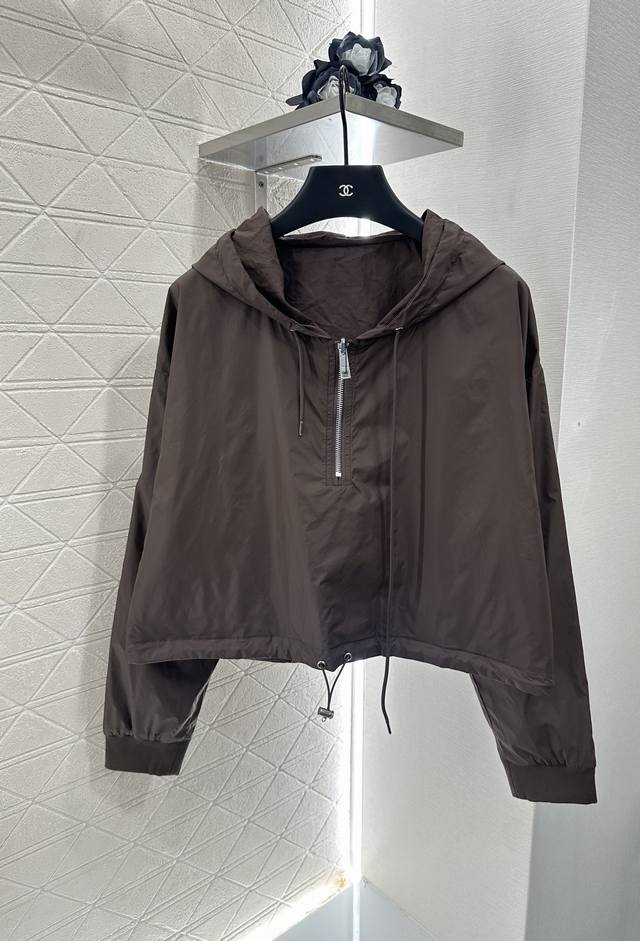 Prad*2025 New Arrivals: Hooded Work Top. Custom-made from Yb imported eco-friend