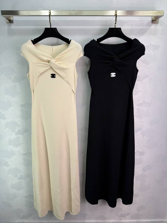Chane* 2025 Early Fall Collection! This twisted knitted vest dress is custom-wov