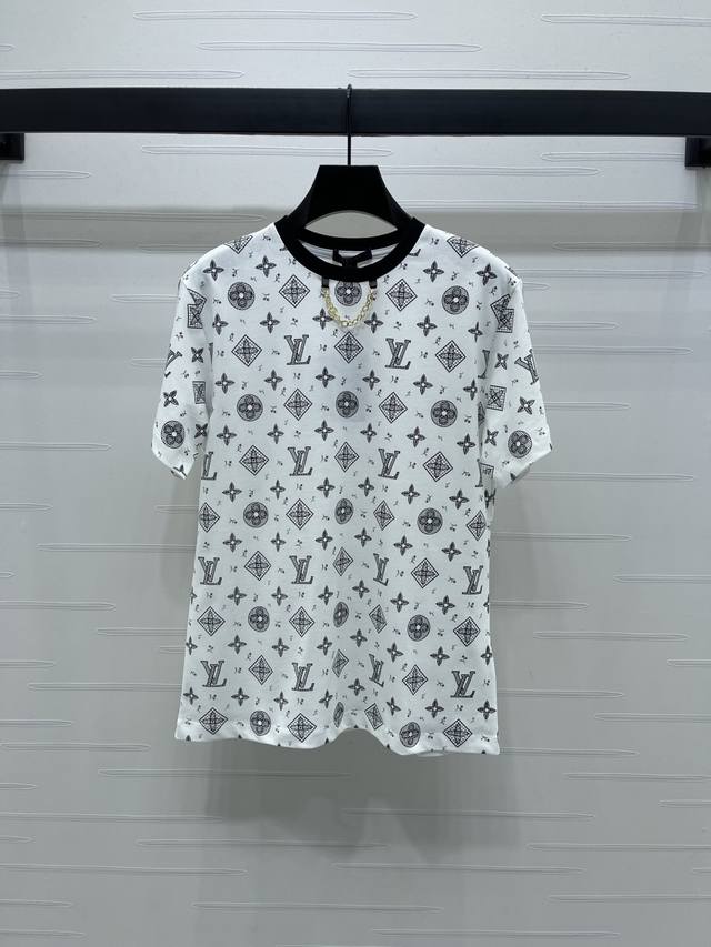 New, original, high-quality Louis Vui*Ton 2025 Early Fall collection! Crew-neck