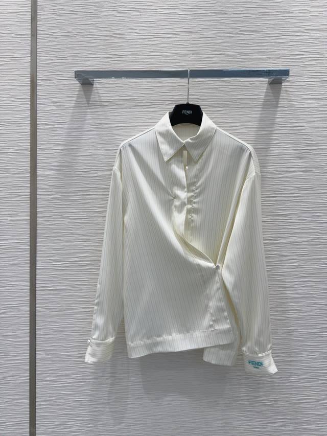 Fend* 2025Fw new shirt fabric is silky smooth! Classic and stylish, perfect for