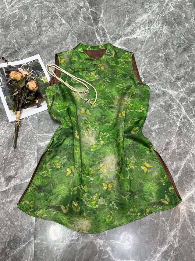 New original design from Europe! Custom hand-painted butterfly and flowery silk