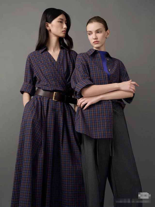 En*Man*Lin's early autumn collection arrives. Purple plaid patterns create a tra